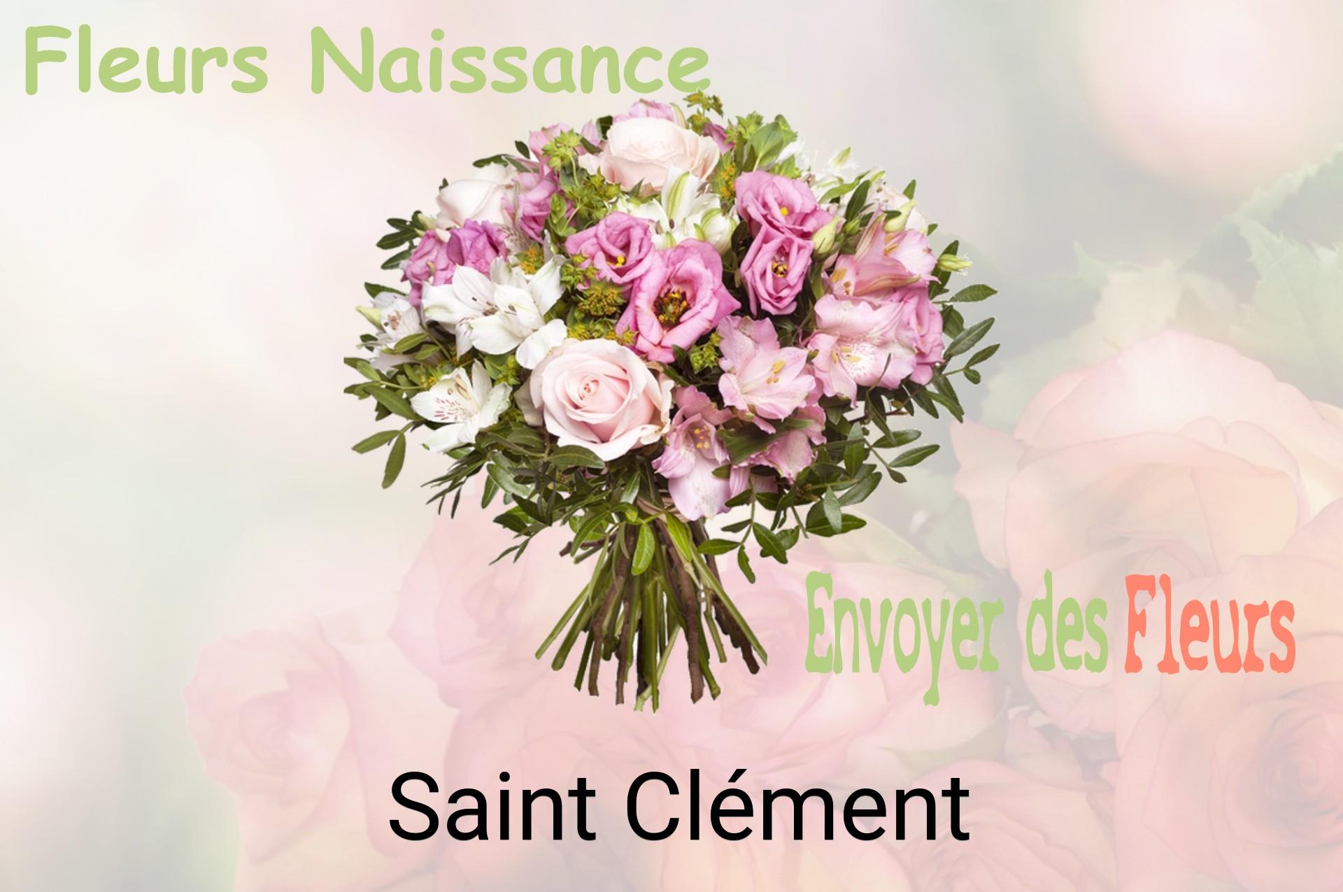 Bouquet de fleurs de naissance livré à Saint-Clément